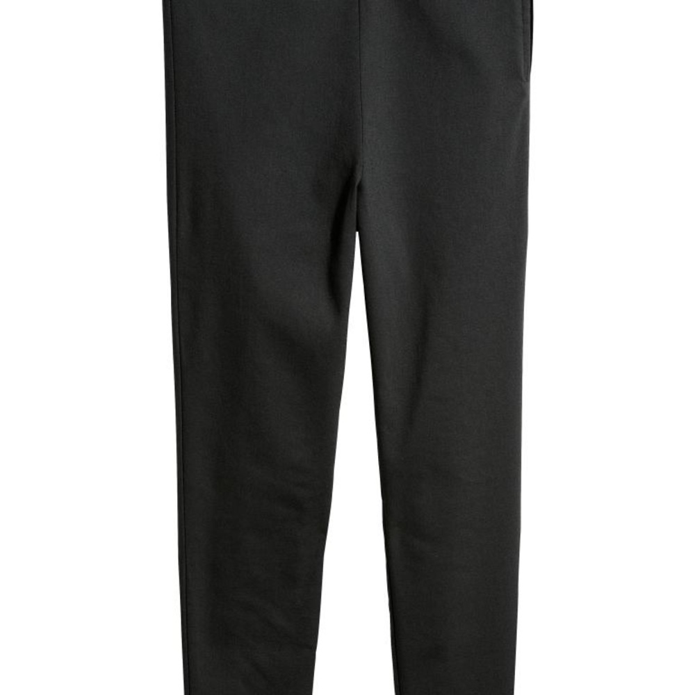 HM high waisted black skinny pants size 12 euc w/ side Zipper